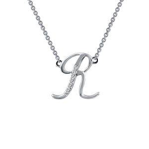 18in Letter Pendant Necklace