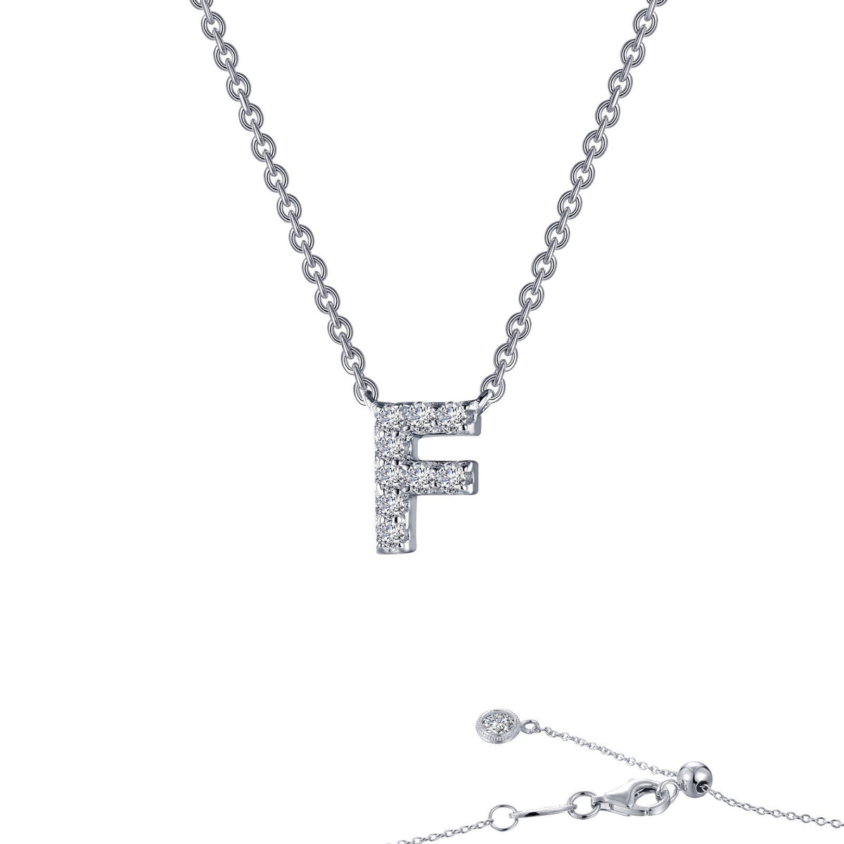 20in Letter A Pendant Necklace
