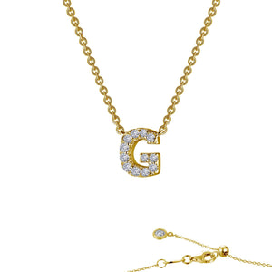 Letter C Pendant Necklace