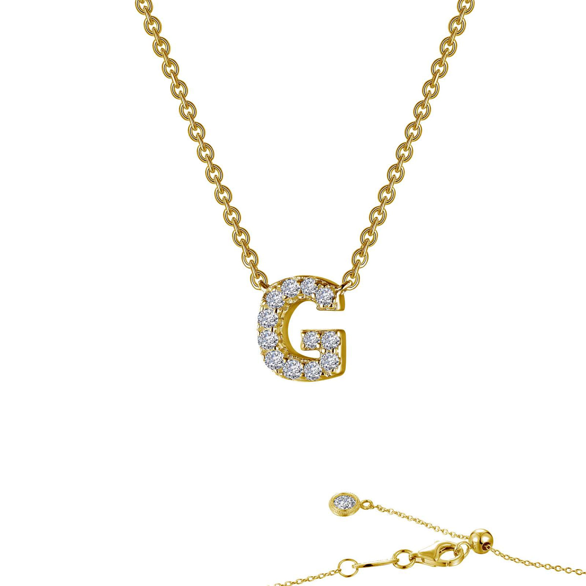 Letter P Pendant Necklace