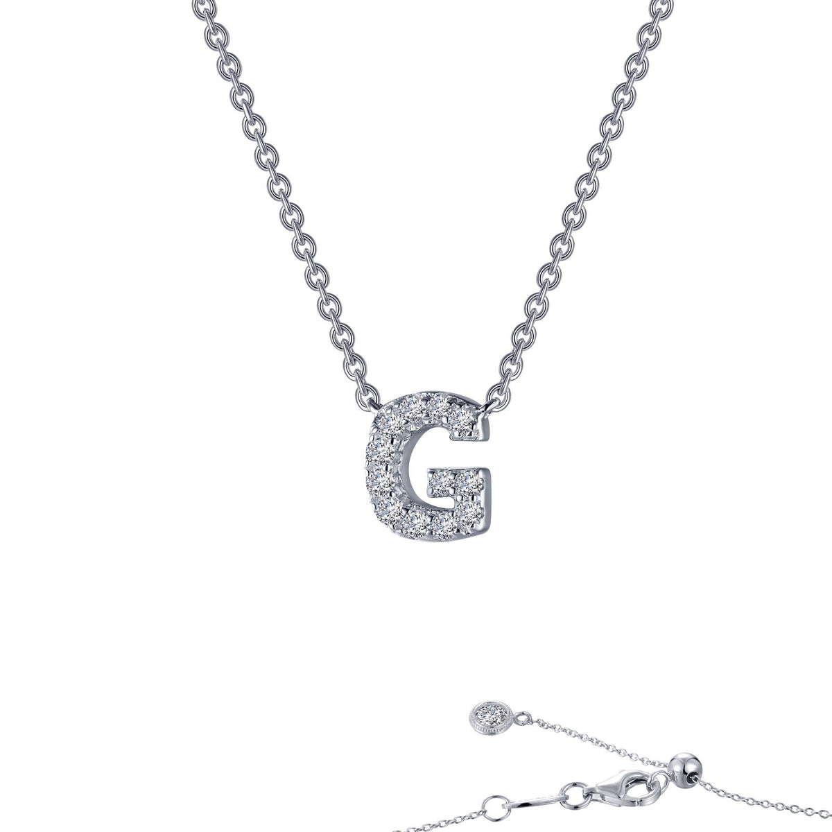 20in Letter A Pendant Necklace