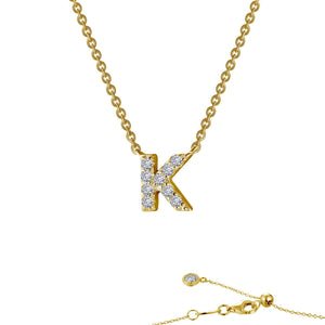 Letter R Pendant Necklace