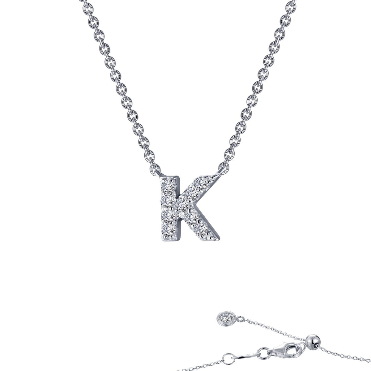 20in Letter A Pendant Necklace