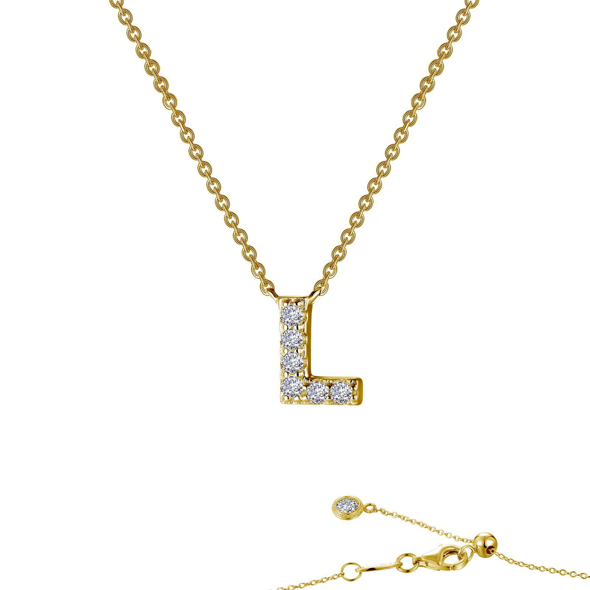 Letter R Pendant Necklace