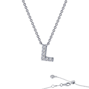 20in Letter A Pendant Necklace
