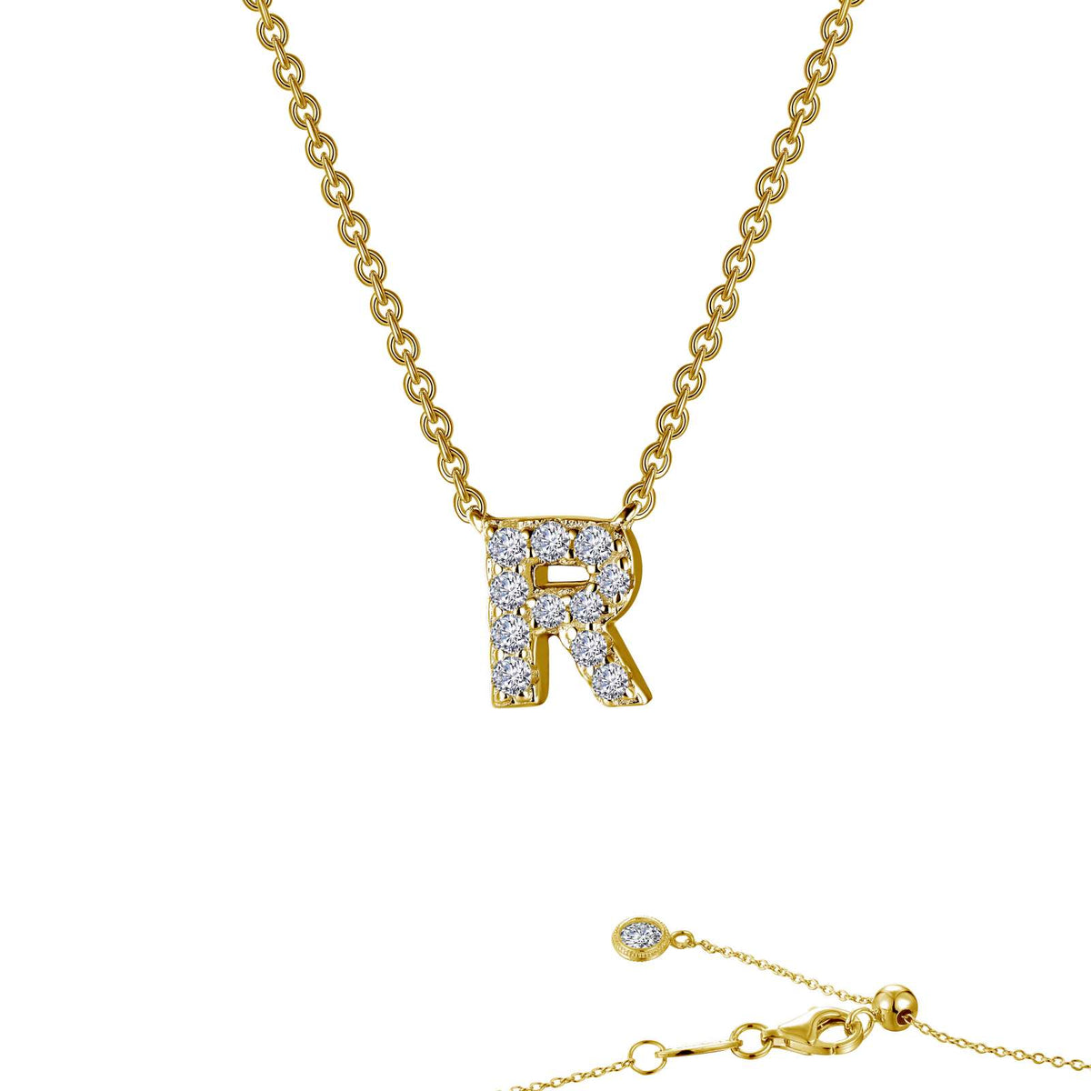 Letter P Pendant Necklace