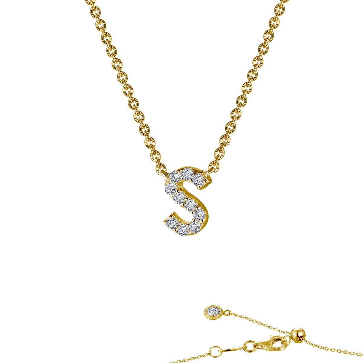Letter N Pendant Necklace