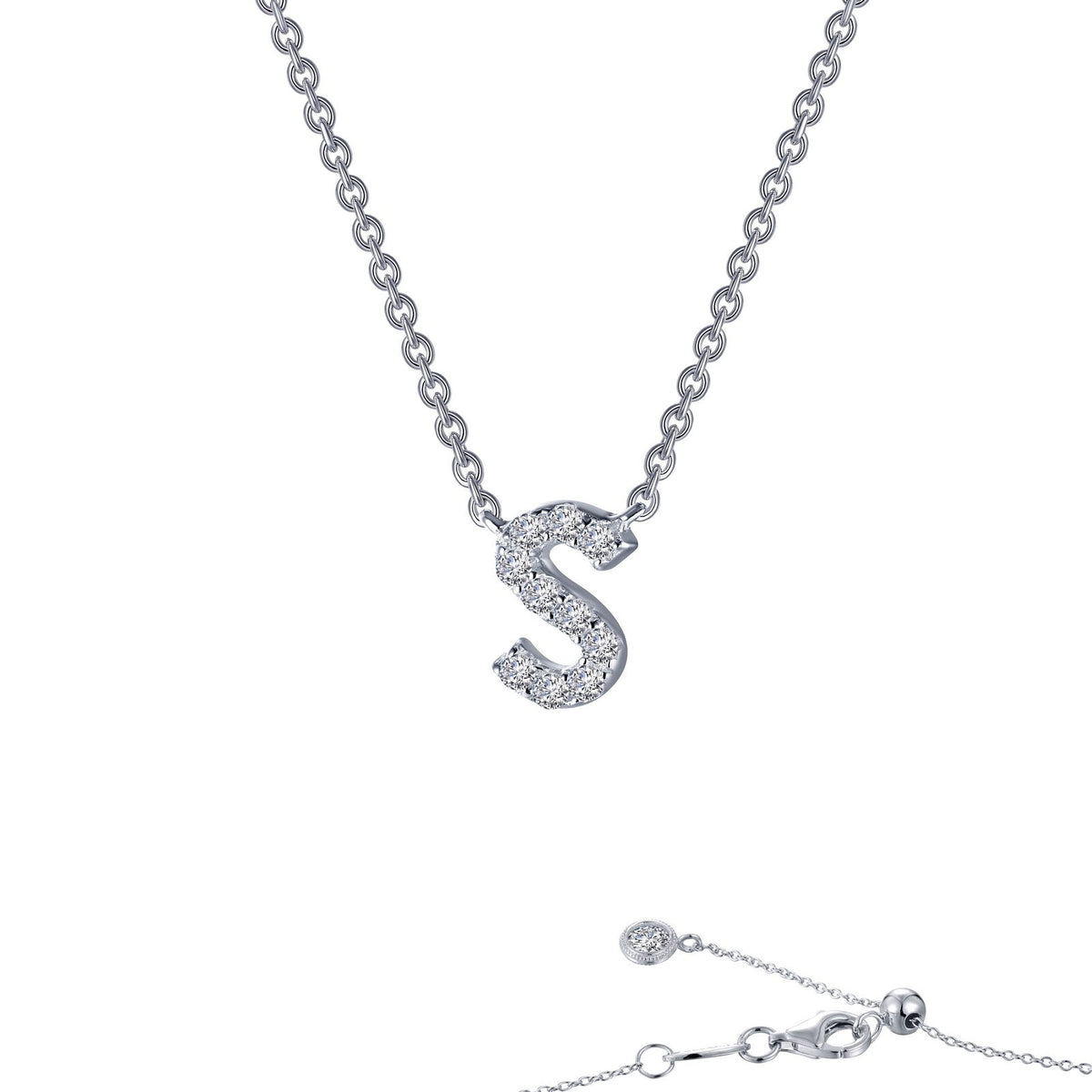 20in Letter A Pendant Necklace