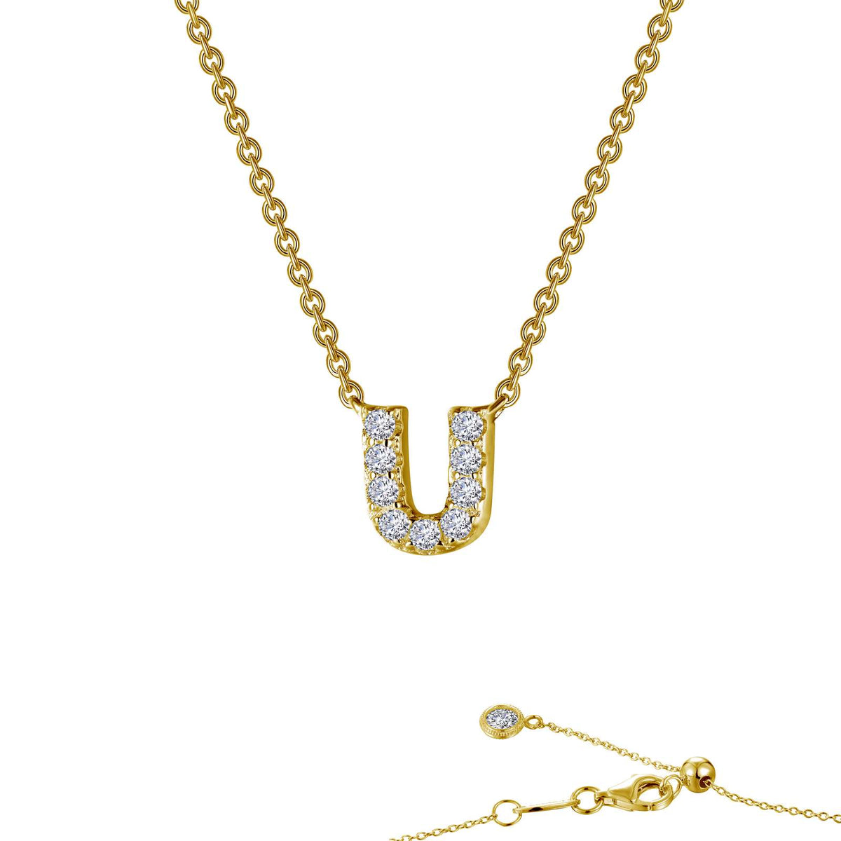 Letter N Pendant Necklace
