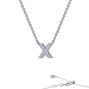 20in Letter A Pendant Necklace