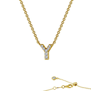 Letter Y Pendant Necklace