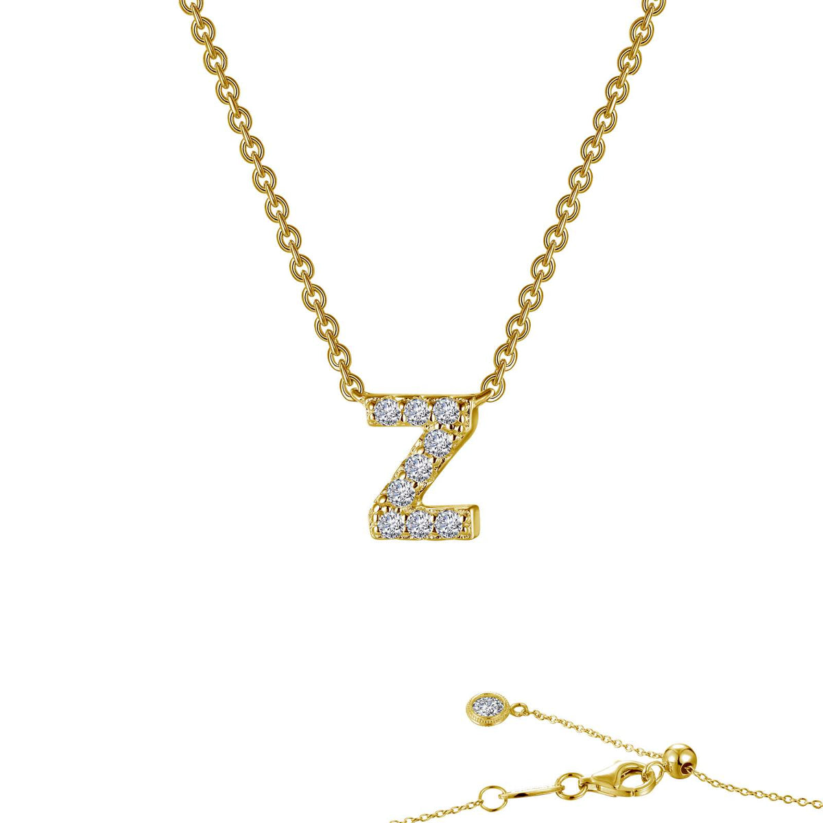 Letter M Pendant Necklace