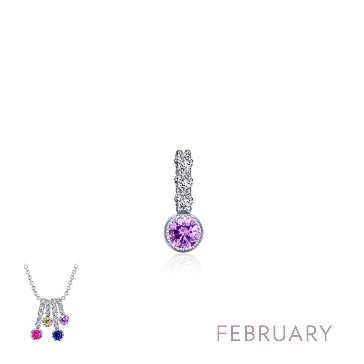 November Birthstone Love Pendant