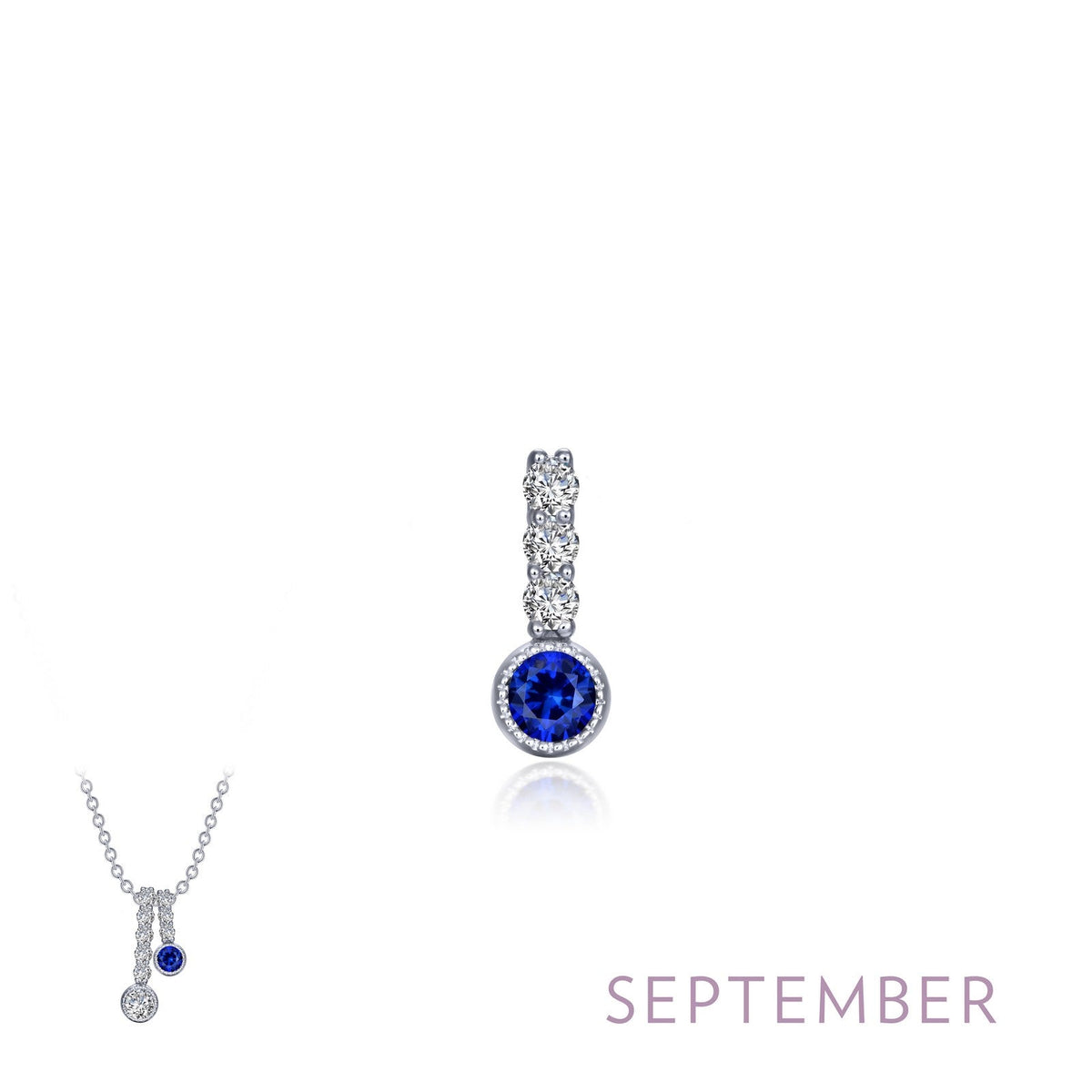 August Birthstone Love Pendant