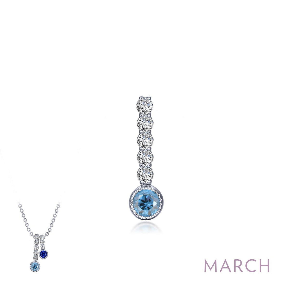February Birthstone Love Pendant