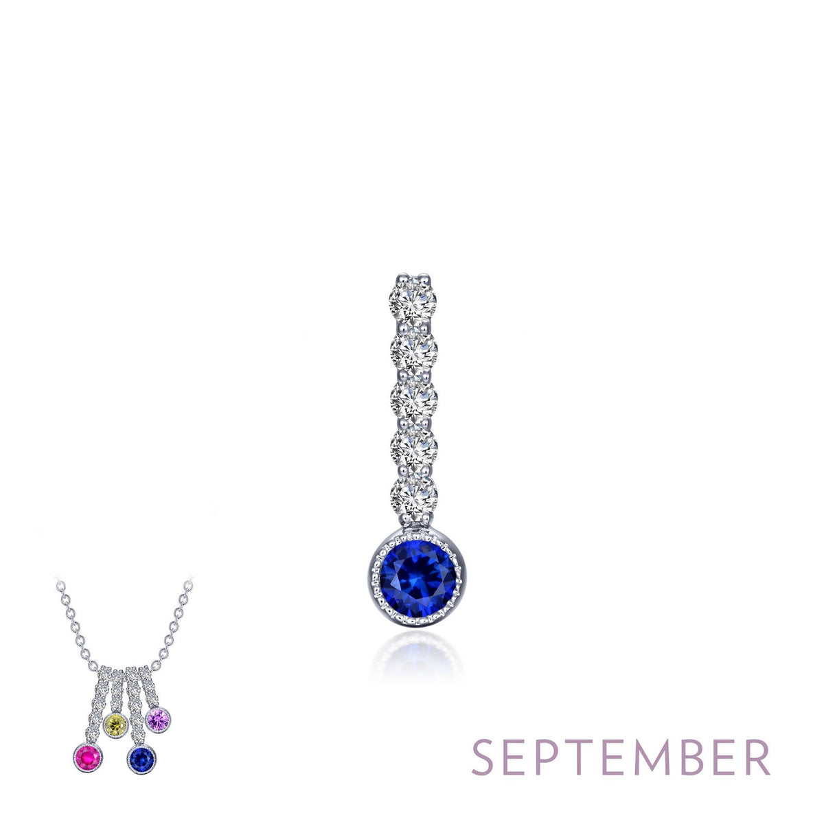 November Birthstone Love Pendant