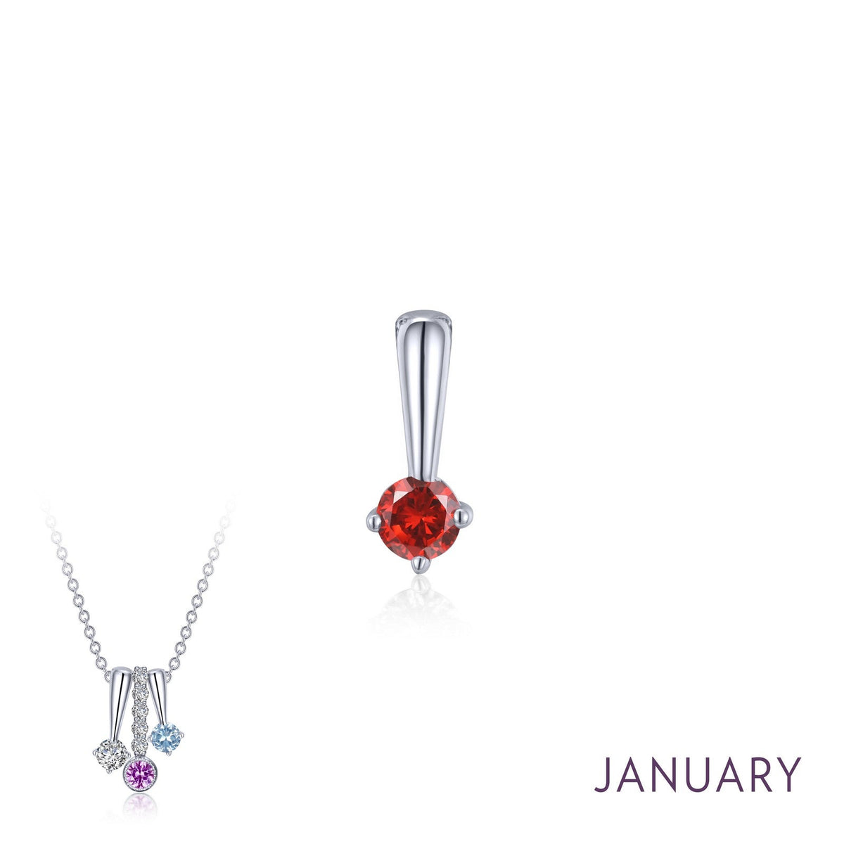 June Birthstone Love Pendant