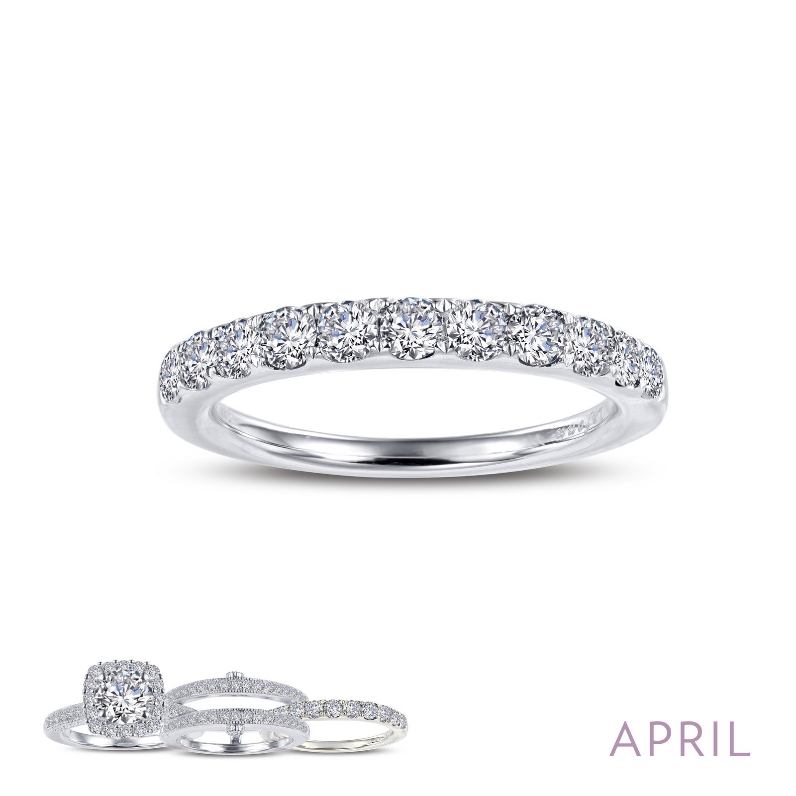 April Birthstone Ring