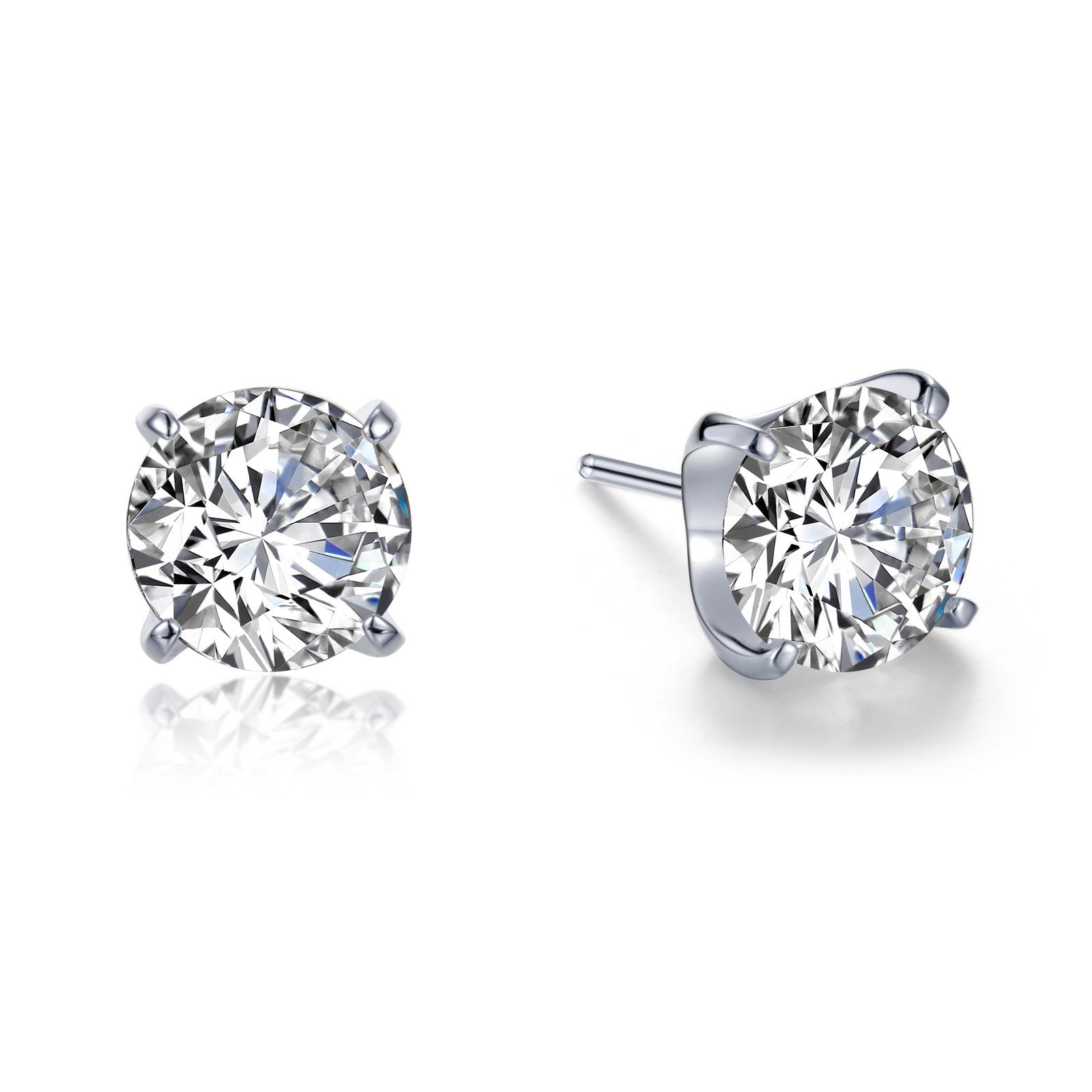 5 CTW Solitaire Stud Earrings