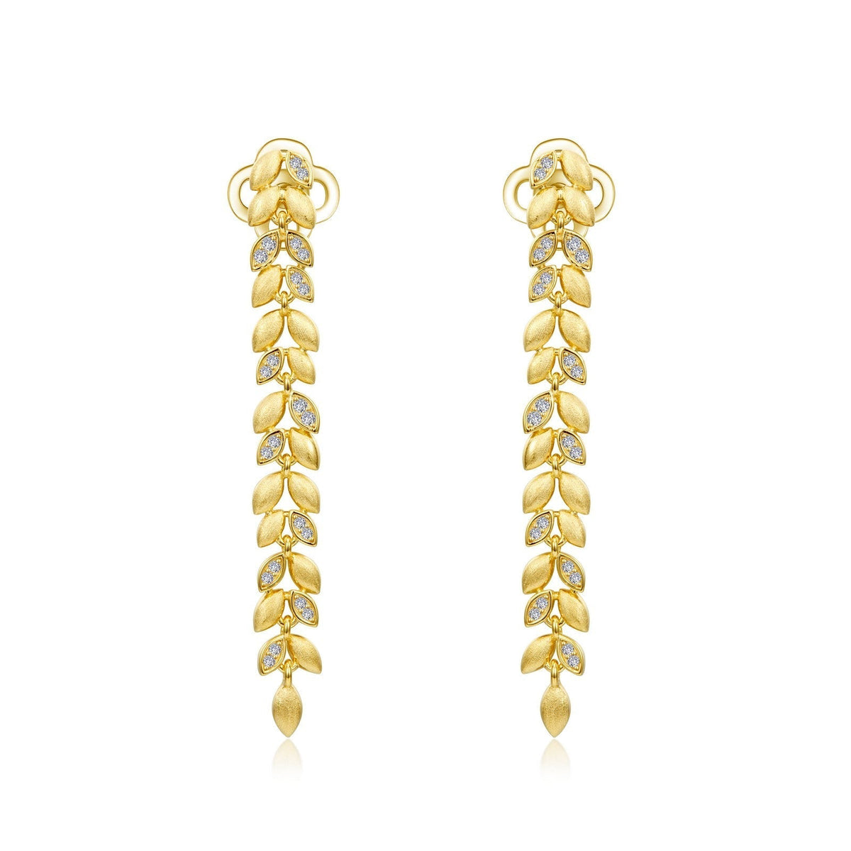 Cluster Leaves Earrings