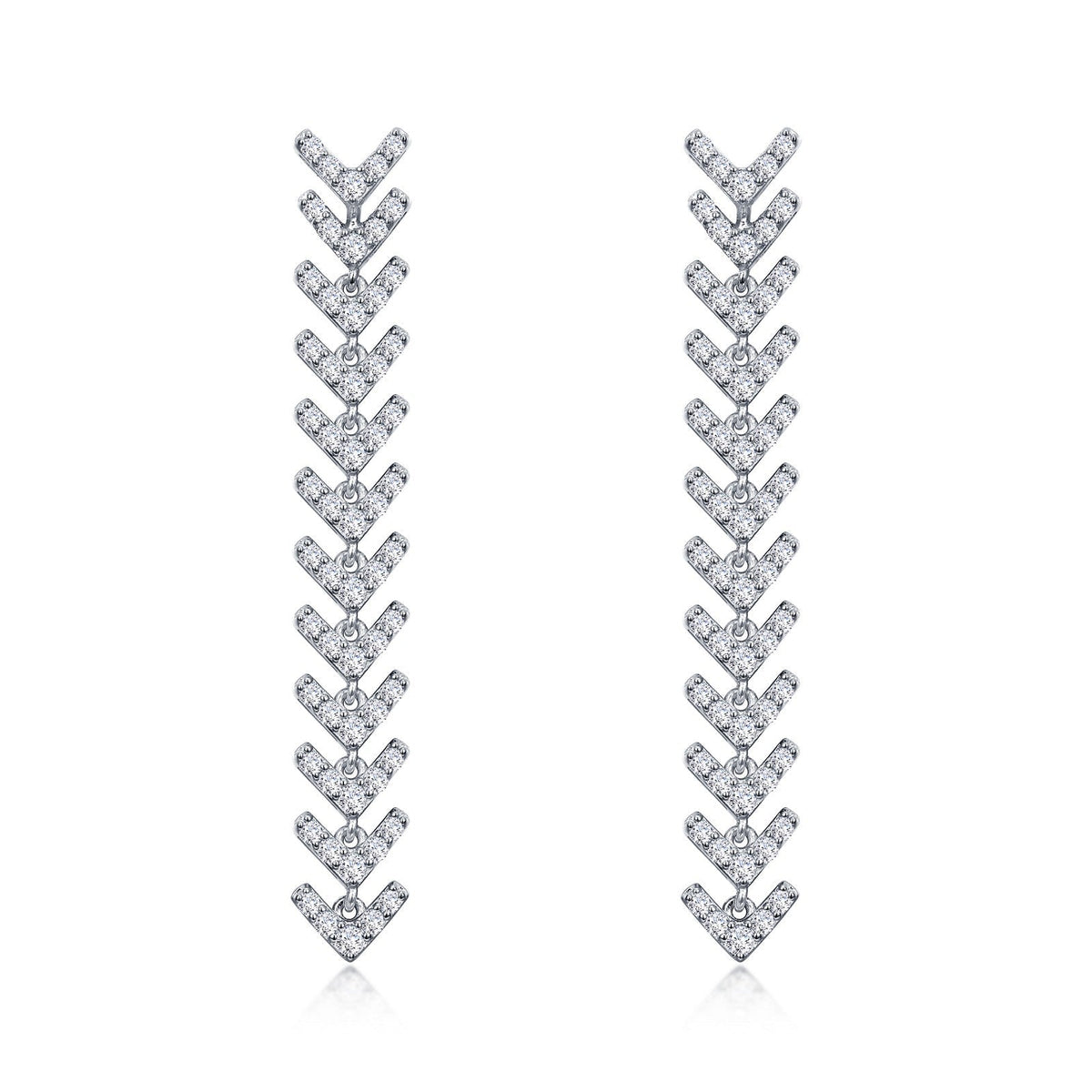 Fancy Fishbone Earrings