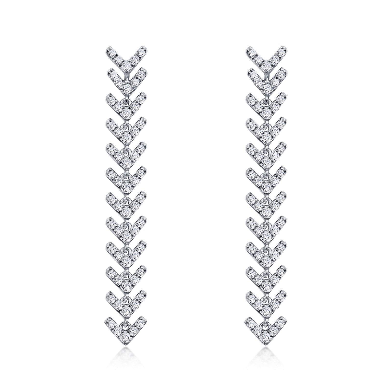 Fancy Fishbone Earrings