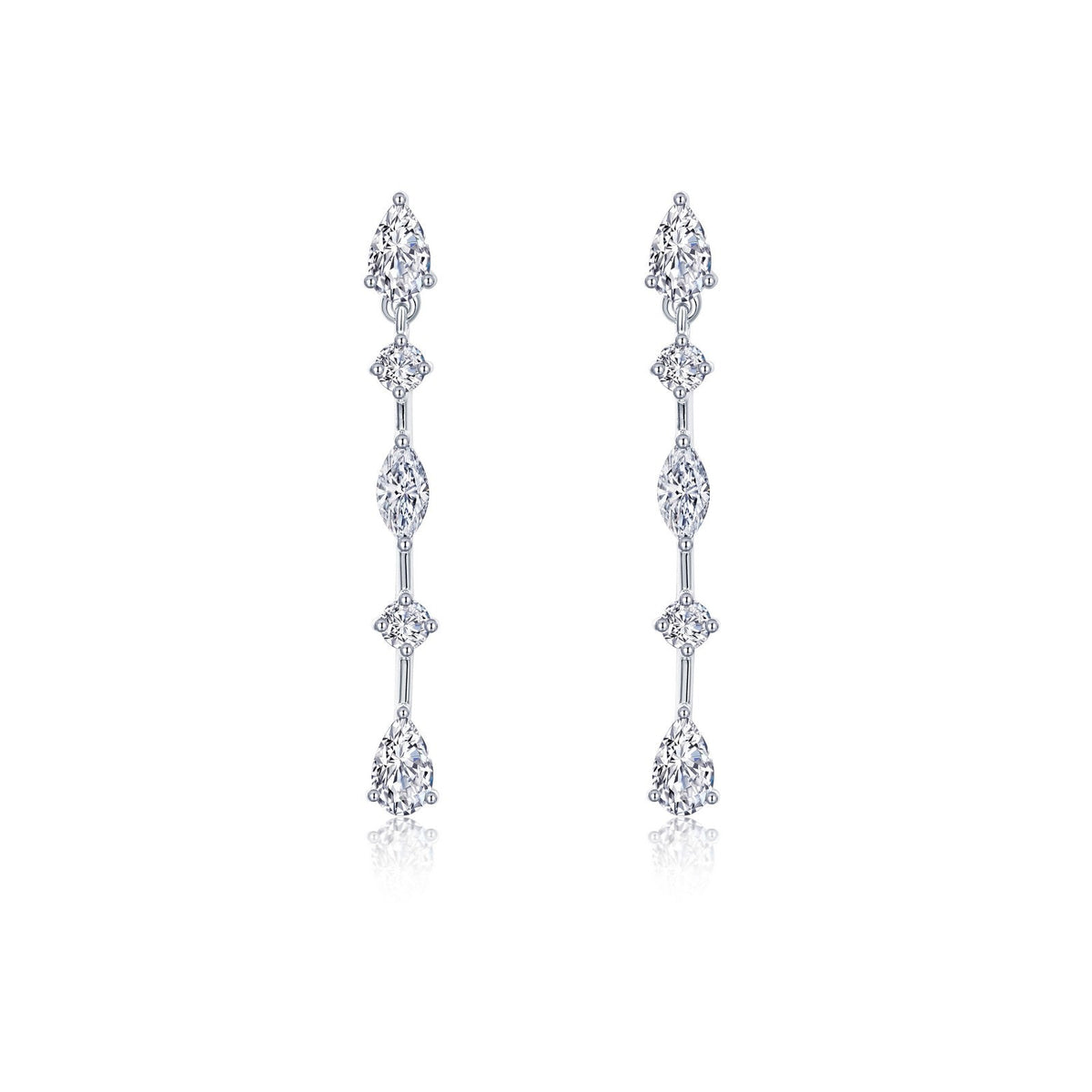 Exquisite Linear Drop Earrings