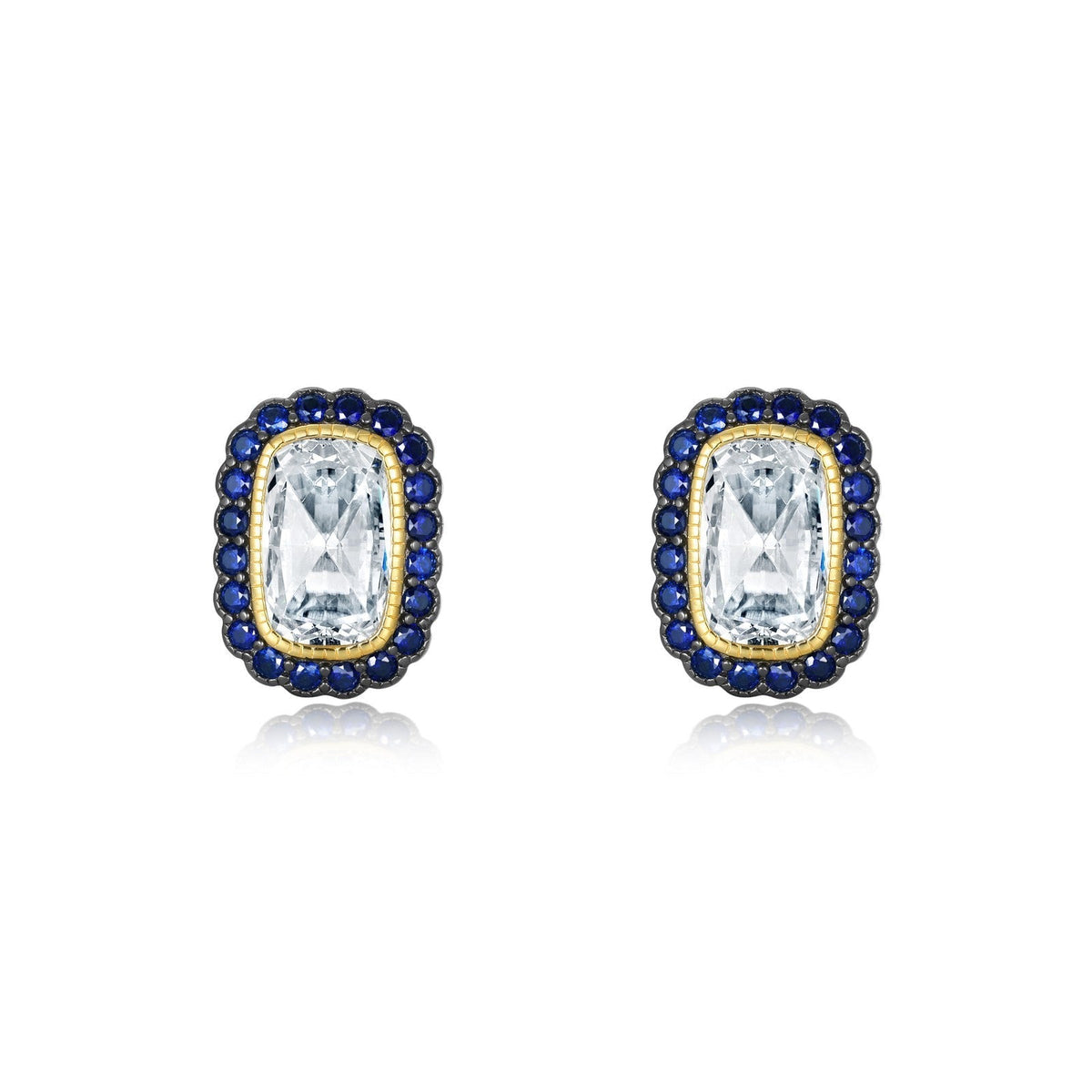 Vintage Inspired Halo Earrings