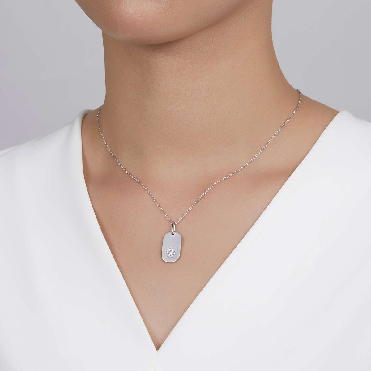 Paw Print Necklace