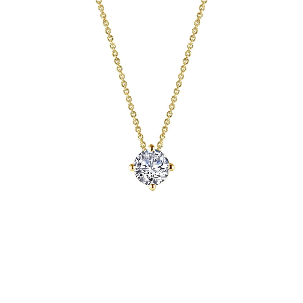 1.0 CTW Solitaire Necklace