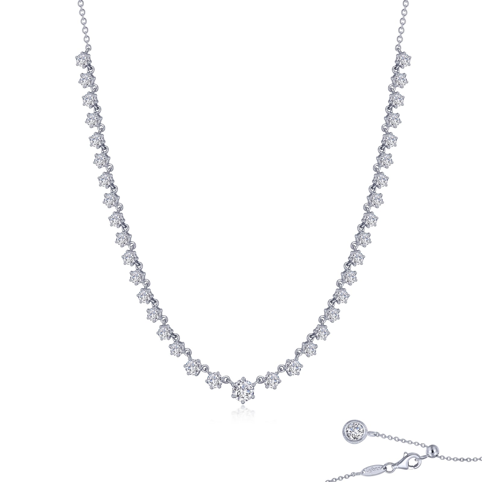 Graduated Tennis Necklace