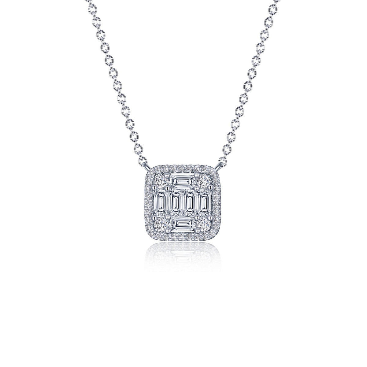 Cluster Halo Necklace