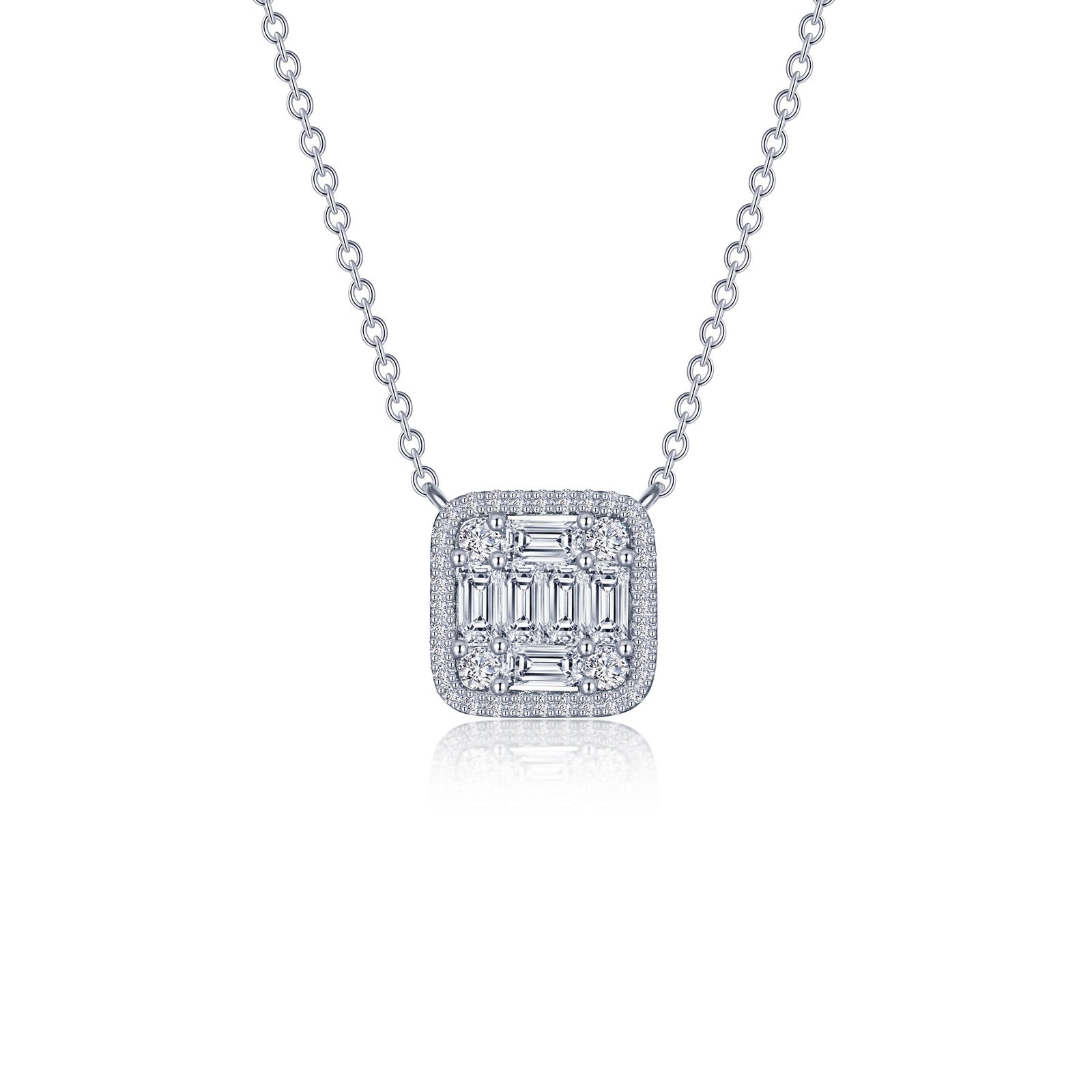 Cluster Halo Necklace