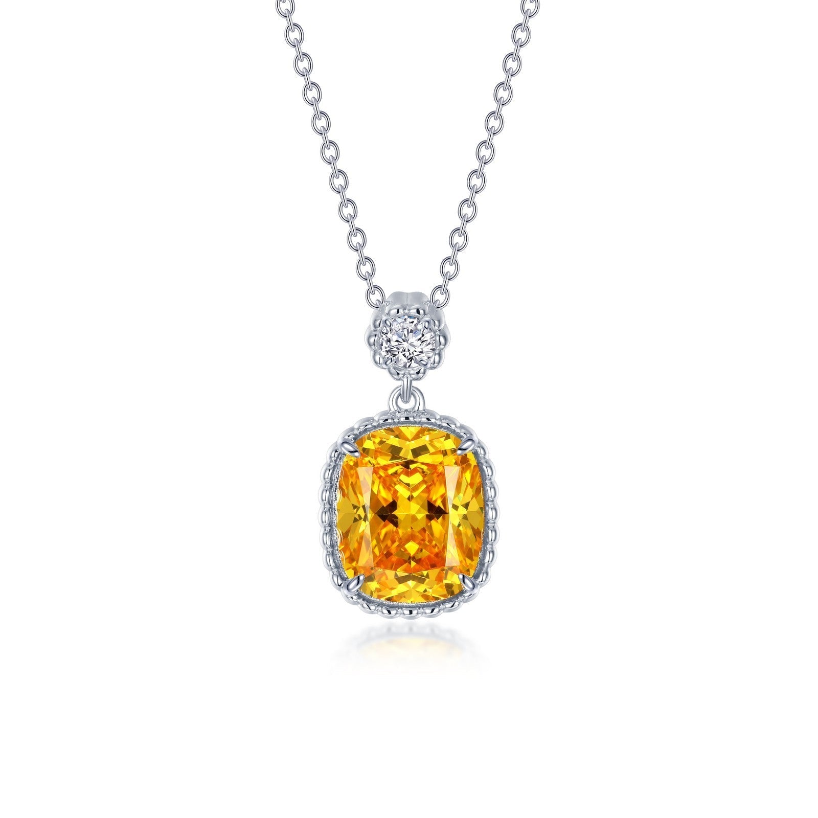 Canary Halo Necklace