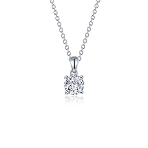1 CTW 4-Prong Solitaire Necklace