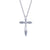 0.02 CTW Cross Pendant Necklace