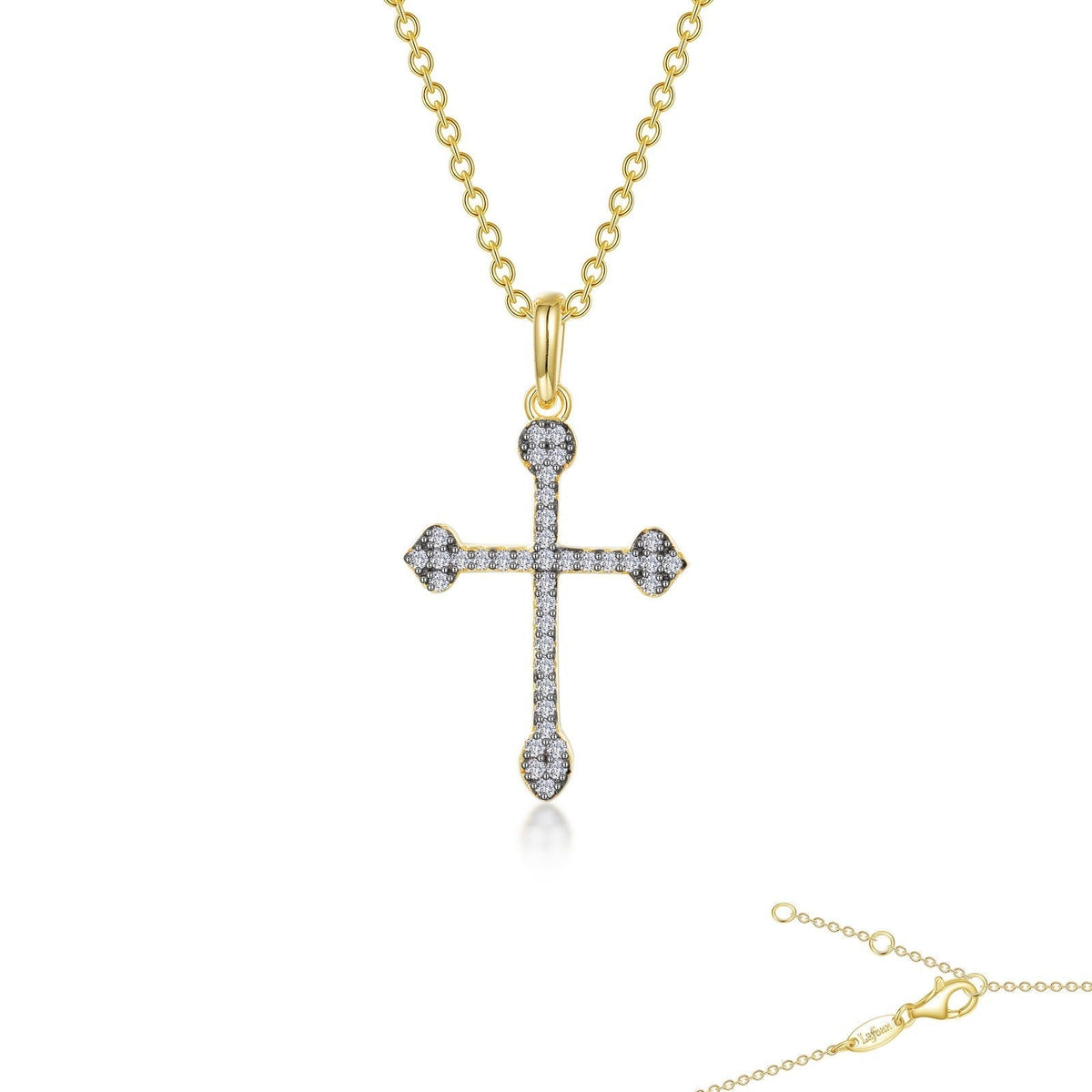0.38 CTW Cross Pendant Necklace