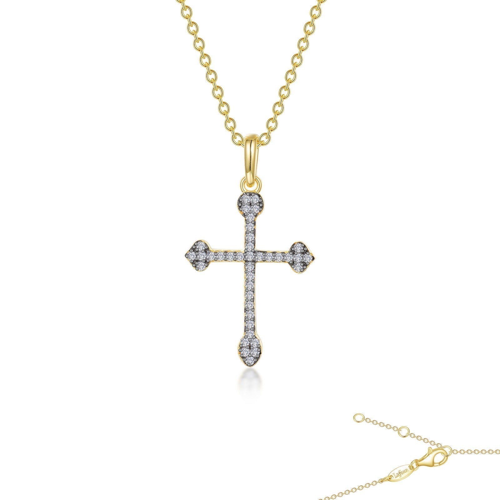 0.38 CTW Cross Pendant Necklace