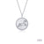 Zodiac Constellation Coin Necklace, Leo