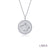 Zodiac Constellation Coin Necklace, Libra
