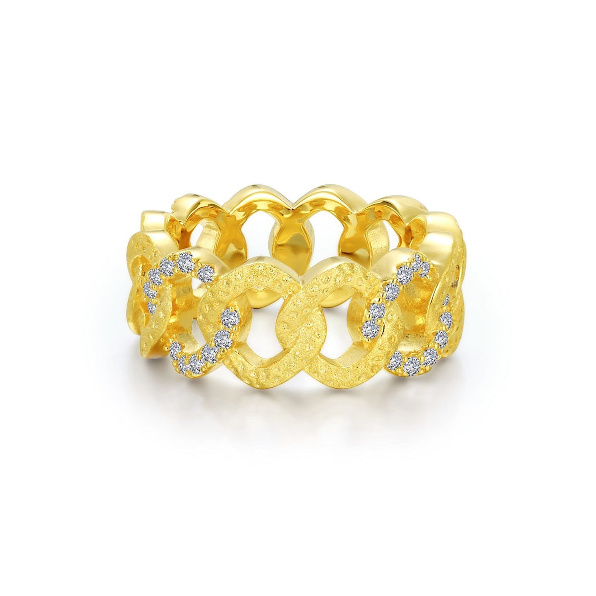 Interlocking Circles Eternity Band