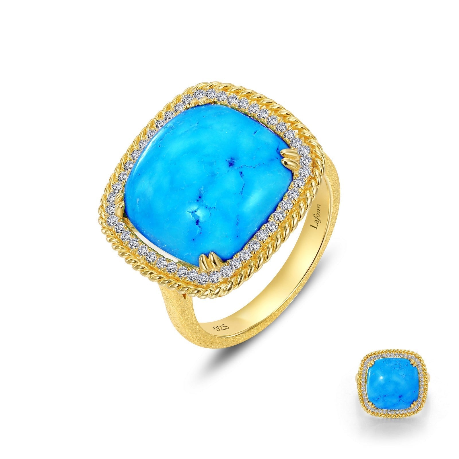Blue Halo Ring