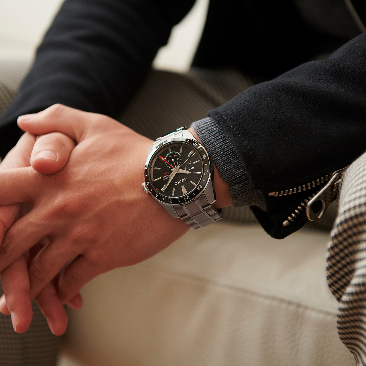 Seiko Presage Sharp-Edged Series GMT