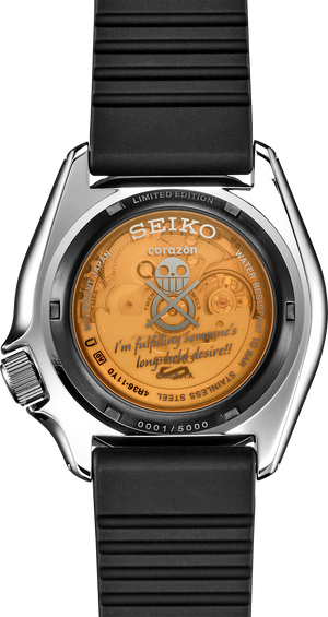 SRPH63 Seiko 5 Sports One Piece Trafalgar D. Water Law Limited Edition