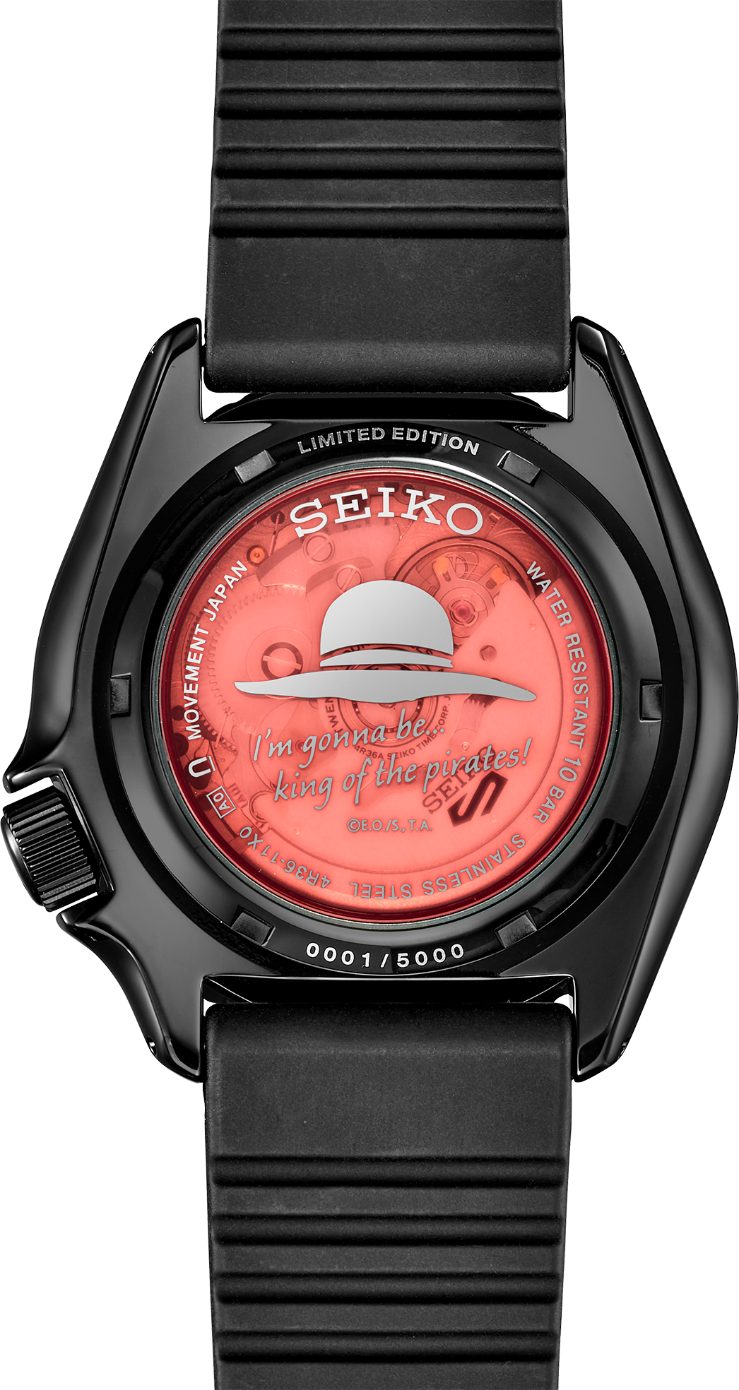 SRPH65 Seiko 5 Sports One Piece Monkey D. Luffy Limited Edition