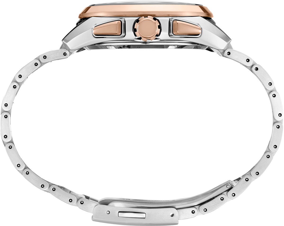 Seiko Astron GPS Solar white dial with rose gold accents SSH104