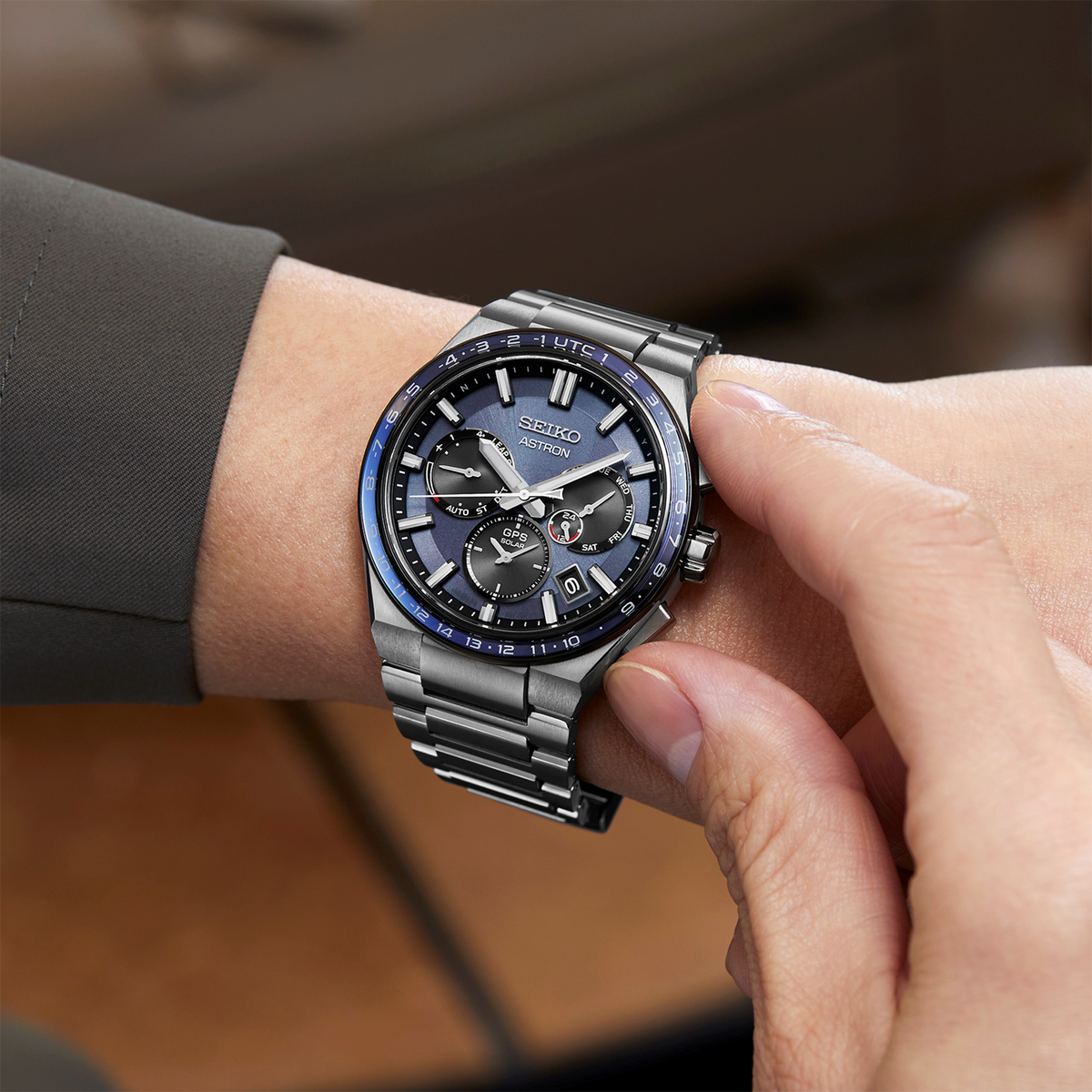 Seiko Astron GPS Solar Titanium SSH109