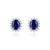 6.2 CTW Halo Stud  Earrings